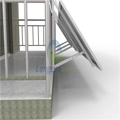 Aluminiowe systemy montażu solarnego na balkonach